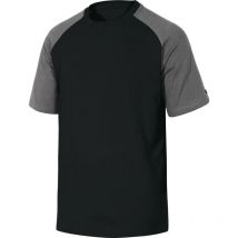 Tee-shirt delta plus 100% coton genoa NOIR-GRIS-GENOANO0 34/36 (s)
