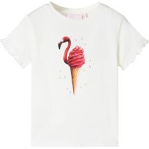 T-shirt enfants rose écru 92 Vidaxl 118195
