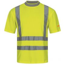 T-shirt de signalisation STEVEN taille XL jaune 75 % PES / 25 % coton
