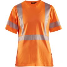 T-shirt de travail haute visibilité anti-UV femme 3336 - Orange fluo s