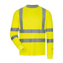 Safestyle - T-shirt haute visibilité manches longues oleas taille 2XL (62/64) jaune