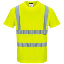 Hi-vis T-shirt Mc Coton Comfort Farbe: Gelb Größe Xxl - Portwest