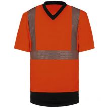 T-shirt Hv Helium Kurze Ärmel Neonorange T.l.
