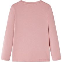 T-shirt pour enfants à manches longues rose 140