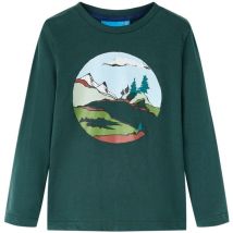 T-shirt pour enfants à manches longues 116 vidaXL603107
