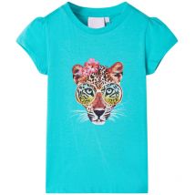 T-shirt pour enfants menthe 128 vidaXL323695