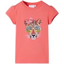 T-shirt pour enfants corail 116 Vidaxl 147293