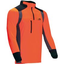 T-shirt technique X-treme Skin, orange/gris, Taille 58/60
