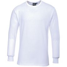 T-shirt Thermique Manches Longues couleur : Blanc taille S - PORTWEST