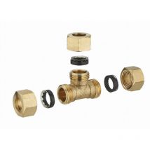 Noyon&thiebault - T-Stück aus Messing mit gleichmäßiger Mischdichtung für Kupferrohr ø 12 mm - 512G-12L1