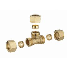 Noyon&thiebault - T-stück Messing Bikonus Gleich Für Kupferrohr Ø 14 Mm - 512-14l1