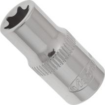 T Steckschlüsseleinsatz ∙ V2189N ∙ 1/4 Zoll (6,3 mm) Vierkant hohl ∙ Außen torx Profil ∙ sw E8