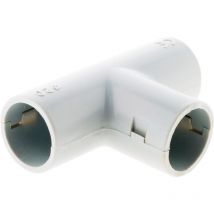 T-Stück für Rohre Ø20mm grau Packung mit 2
