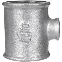 Gebofittings Temperguss Gewindefittings 130-t-stk. 1 1/2"x1"x1 1/4",red.,verz.