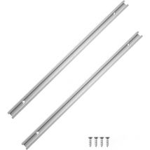 Rail à onglet en t, rail à onglet à rainure en t 2 pièces, rails en t en aluminium, t alliage d'aluminium, rail en t en alliage d'aluminium, rail de