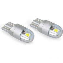 T10 W5w Led Feu de Position Veilleuses 12v 6000K Blanc 168 194 Led Clignotant Pour Ampoule Plaque Feux de Gabarit Voiture Moto