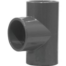 Té égal PVC pression à 90° FFF ø40