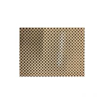 Schiavetti - ta le perforA e de 2 m2 en aluminium dorA pour couvrir radiateurs, poA les et cheminA es