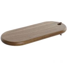 Tabla de Cortar de la Marca, Multicolor, de Madera de Acacia y Cuerda (16 x 38 x 2 centímetros) - Dkd Home Decor