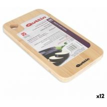Tabla de cortar quttin quttin bambú 27 x 15 x 1,5 cm (12 unidades) (27 x 15 cm)