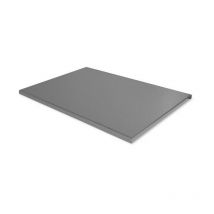 Lisa - Plan Grande - tabla de repostería de acero inoxidable 80x55 cm