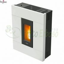Pegaso - Tabla - Estufa de pellet blanca 7 Kw