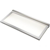 Paper Shelf Tablarleuchte (LED-Wandboard) Länge 900 mm Aluminium alufarbig - L&s