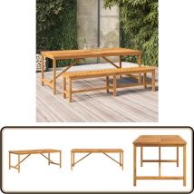 Vidaxl - Table à manger de jardin 200x90x74 cm bois d'acacia solide - Table De Jardin - Table Acacia - Mobilier De Jardin - Table à Manger Extérieur