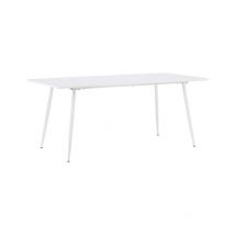 Paris Prix - Table à Manger Design 'Silar' 180cm Blanc