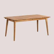Table à manger extensible en bois d'acacia (160-210x90 cm) Tenay Sklum
