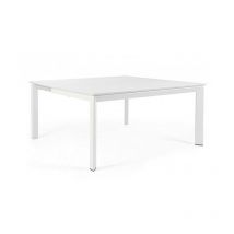 Bizzotto - Table de jardin extensible Konnor blanc