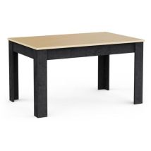Demeyere - Table A Manger Fixe - Kent - Chene De Fil / Sidewalk - Rectangulaire - 4 / 6 Personnes - 140 X 90 X 77 Cm