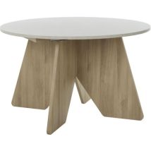 Diagone - Table A Manger - Galeo - Ronde - 4/6 Places - 120/160 X 120 X 74 Cm