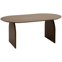 Table à manger Isana L180cm marron Atmosphera Créateur D'intérieur