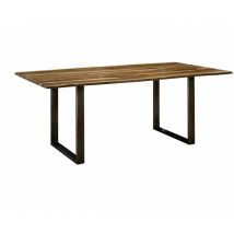 Table à manger 180x90 Palissandre laqué Noble unique freeform 0102