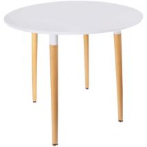 The Home Deco Factory - Table à manger ronde pour 2 personnes