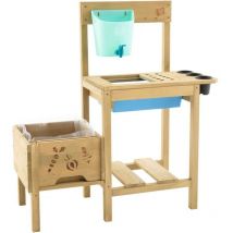 Tp Toys - Table à rempoter pour enfant petit jardinier bois fsc