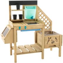 Tp Toys - Table à rempoter pour enfant deluxe bois fsc