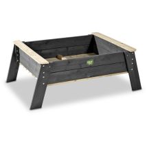 Exit Toys – Table à sable sur pieds Aksent – Bac à sable en bois de cyprès FSC – Longueur, Largeur, Matières, Forme
