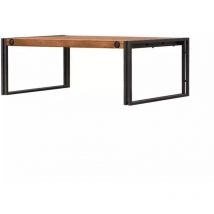 Meubletmoi - Table basse 110x70cm style industriel - workshop