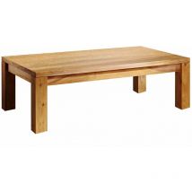 Massivmoebel24 - Table basse 130x75 Palissandre huilé Brun nature brown 109