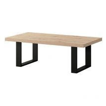 Table basse 135 cm pieds métal Eden