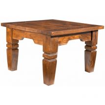 Massivmoebel24 - Table basse 60x60 Acacia laqué Miel oxford 0426