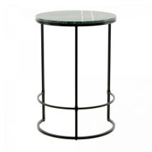 OKO - Table basse semi artisanal en marbre eke 45x45 vert