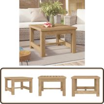 Vidaxl - Table basse 45x45x30 cm bois massif de teck - Table Basse - Meuble Salon - Table D'appoint - Table Teck - Mobilier Intérieur