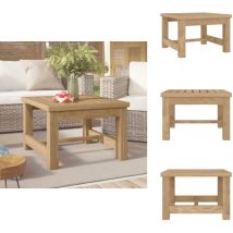 Vidaxl - Table basse 45x45x30 cm bois massif de teck - Table Basse - Meuble Salon - Table D'appoint - Table Teck - Mobilier Intérieur