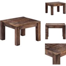 Vidaxl - Table basse 50x50x35 cm Bois de manguier massif - Table Basse - Tables Basses - Table Basse En Bois - Tables Basses En Bois