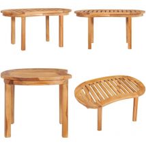 Vidaxl - Table basse 90x50x45 cm Bois de teck solide - Table Basse Teck - Table Basse Extérieure - Mobilier Jardin - Table D'appoint - Décoration