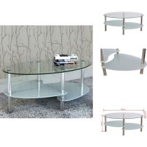 Vidaxl - Table basse avec design exclusif Blanc - Table Basse - Meuble Salon - Table D'appoint - Table Design - Table Blanche