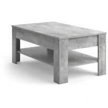 Table basse Milan, Béton, 92.2x48cm Vicco